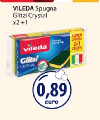 VILEDA Spugna Glitzi Crystal x2 +1