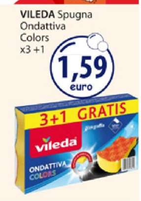 VILEDA Spugna Ondattiva Colors