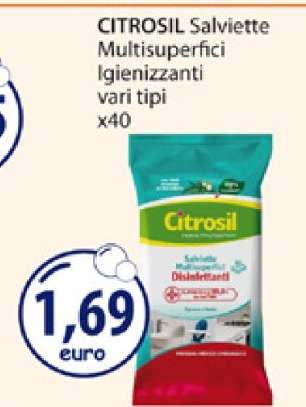 CITROSIL Salviette Multisuperfici Igienizzanti