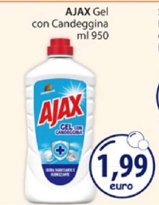 AJAX Gel con Candeggina