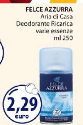 FELCE AZZURRA Aria di Casa Deodorante Ricarica