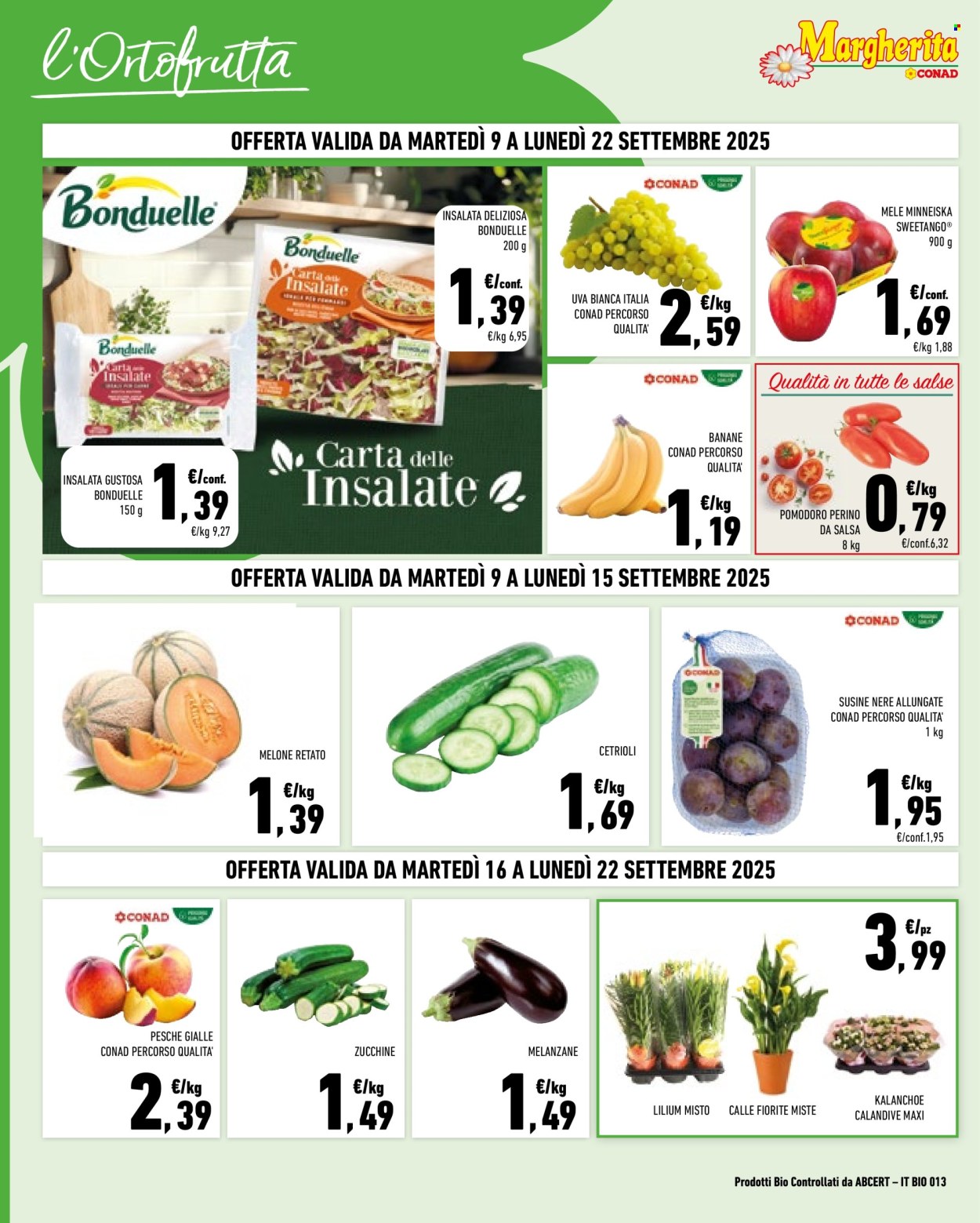 Volantino Margherita Conad - 9/9/2025 - 22/9/2025. Pagina 2
