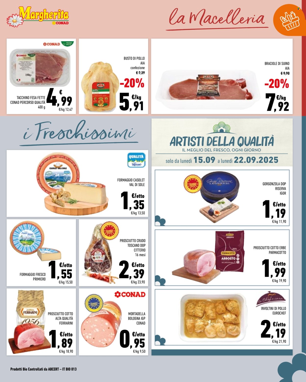 Volantino Margherita Conad - 9/9/2025 - 22/9/2025. Pagina 3
