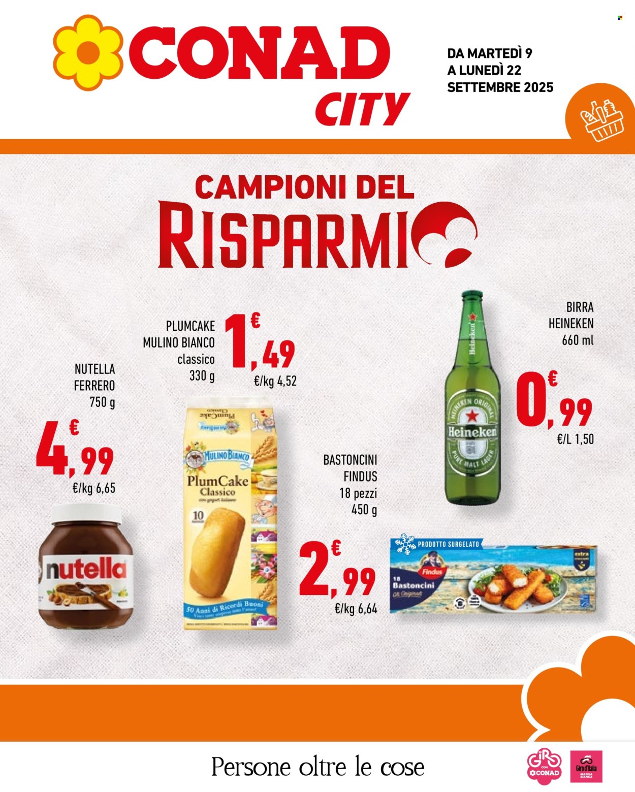 Volantino Conad City - 9/9/2025 - 22/9/2025. Pagina 1