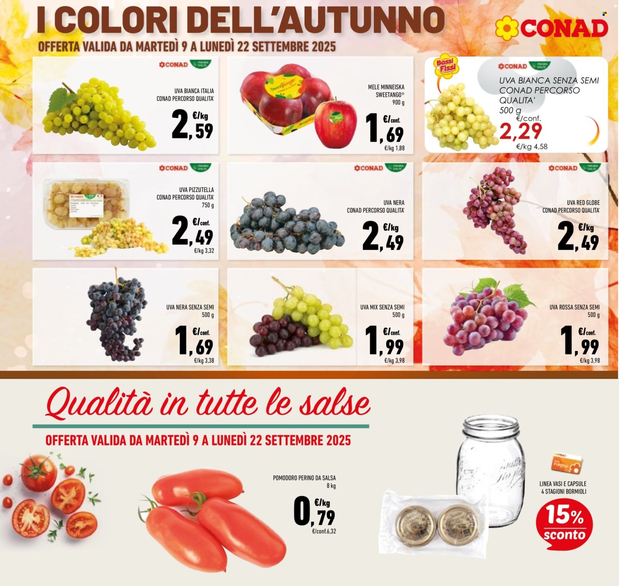 Volantino Conad - 9/9/2025 - 22/9/2025. Pagina 2