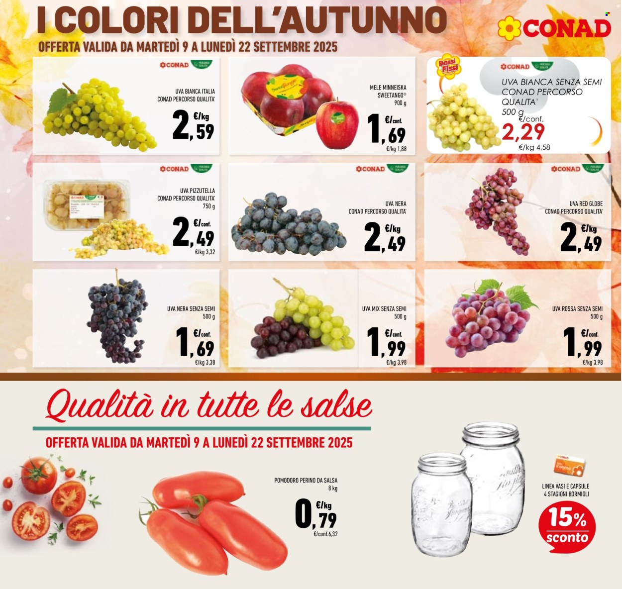 Volantino Conad - 9/9/2025 - 22/9/2025. Pagina 2