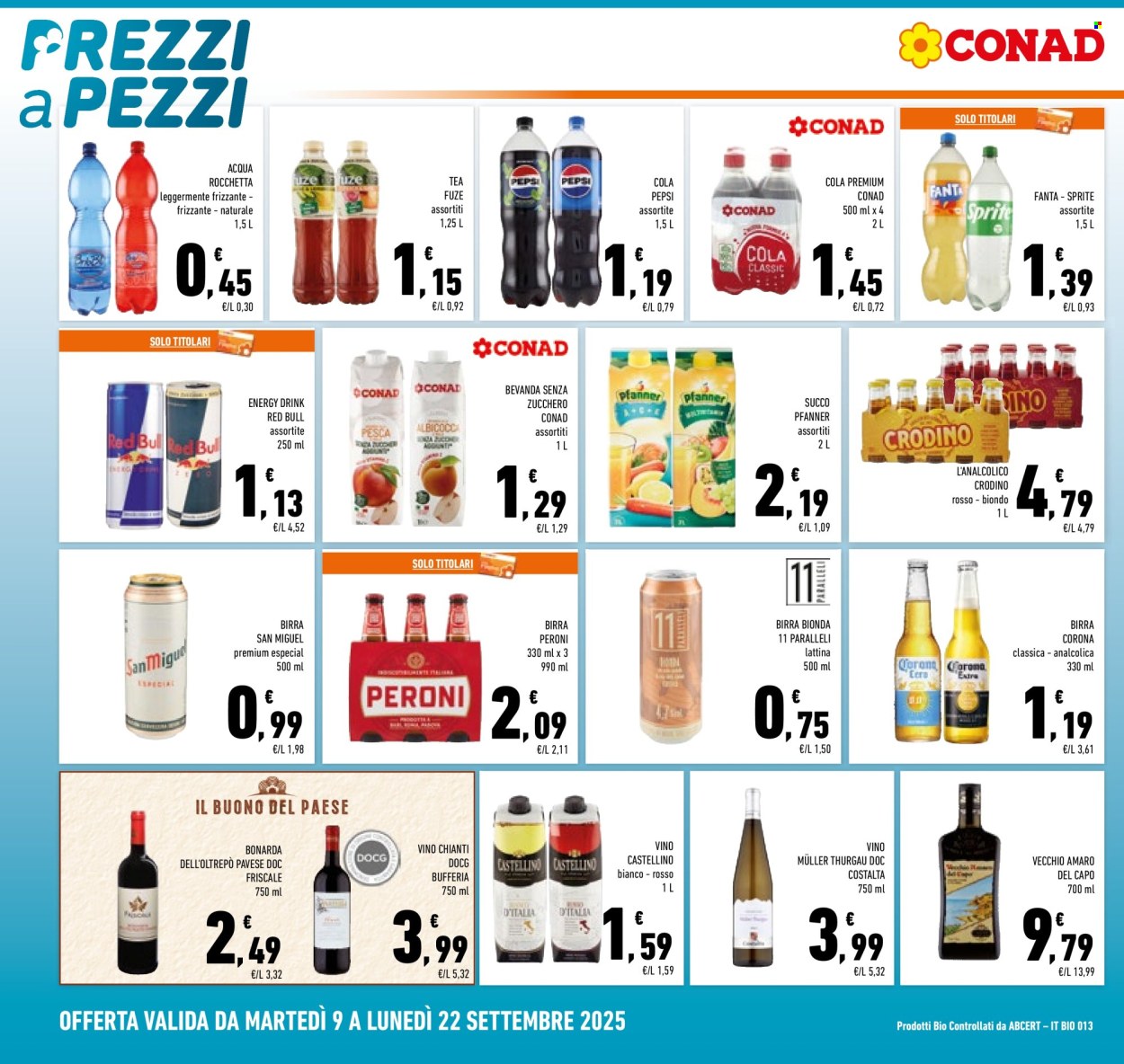 Volantino Conad - 9/9/2025 - 22/9/2025. Pagina 20