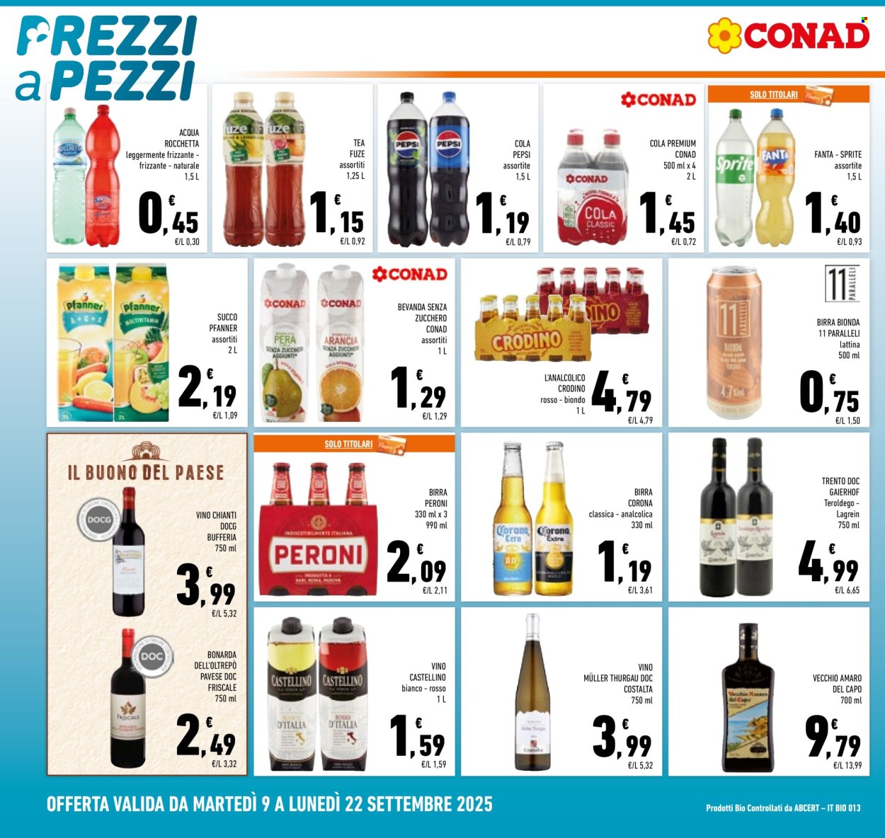 Volantino Conad - 9/9/2025 - 22/9/2025. Pagina 20