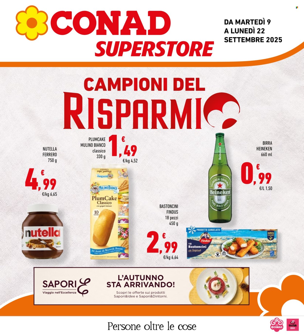 Volantino Conad Superstore - 9/9/2025 - 22/9/2025. Pagina 1
