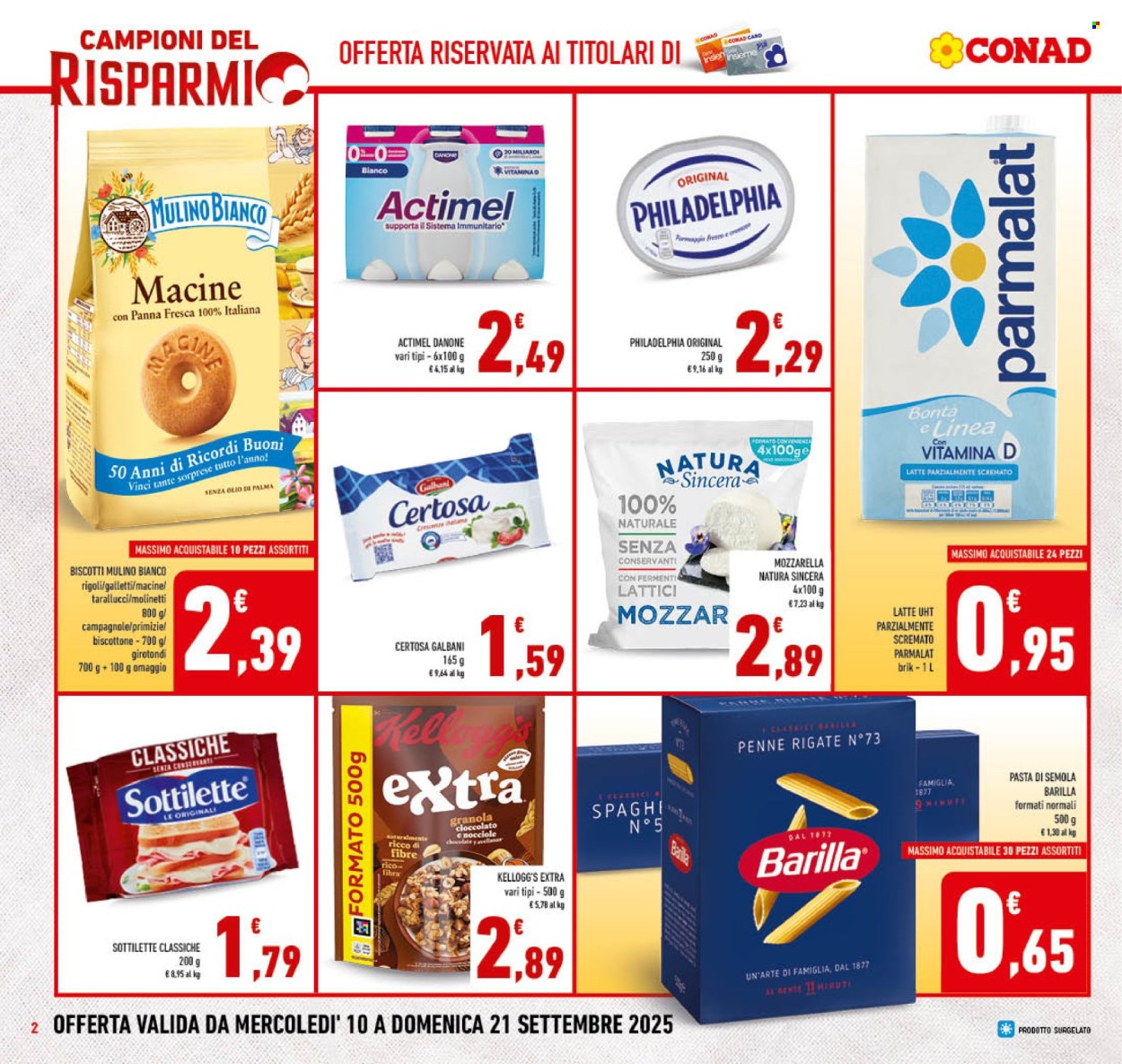 Volantino Conad - 10/9/2025 - 21/9/2025. Pagina 2