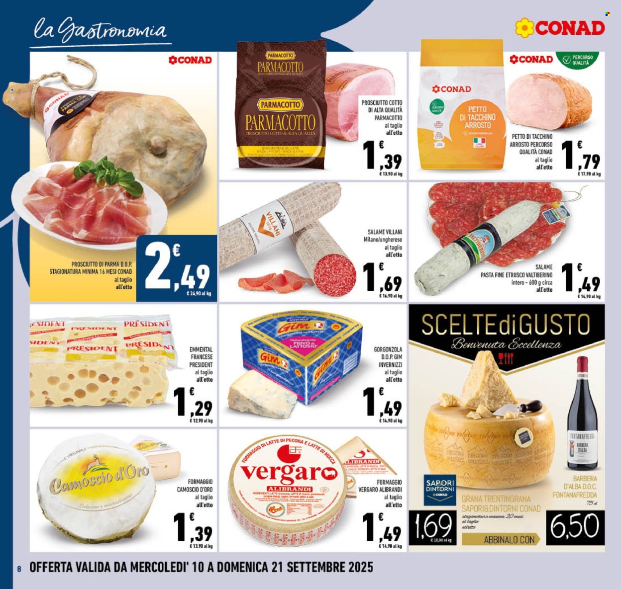 Volantino Conad - 10/9/2025 - 21/9/2025. Pagina 8