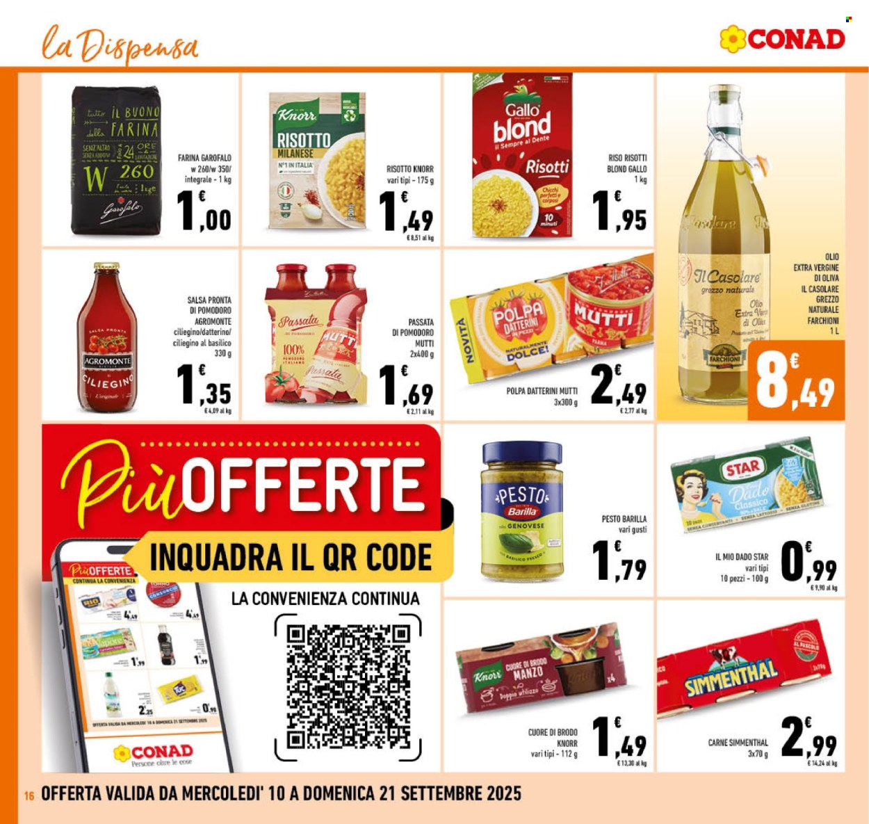 Volantino Conad - 10/9/2025 - 21/9/2025. Pagina 16