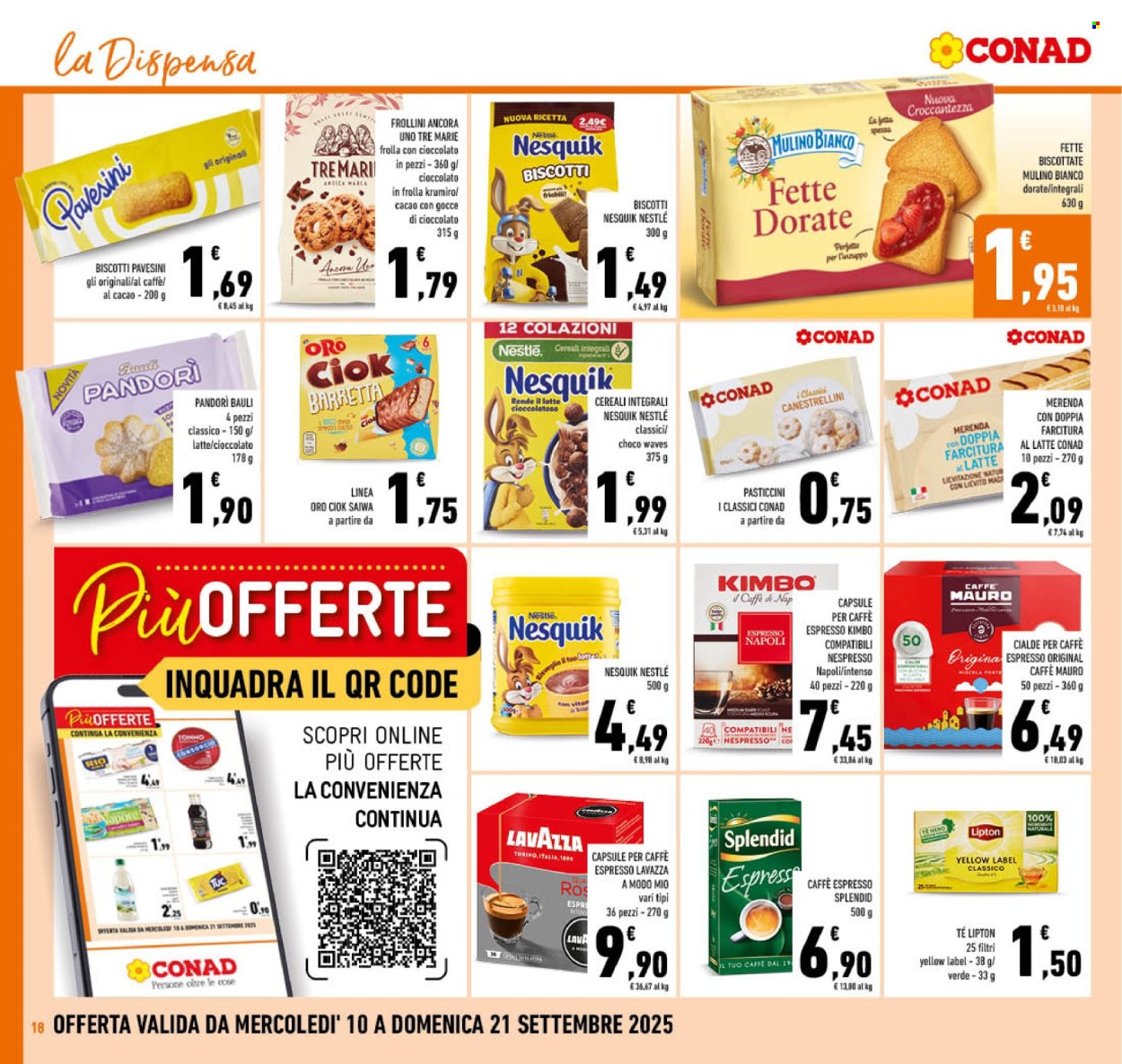 Volantino Conad - 10/9/2025 - 21/9/2025. Pagina 18