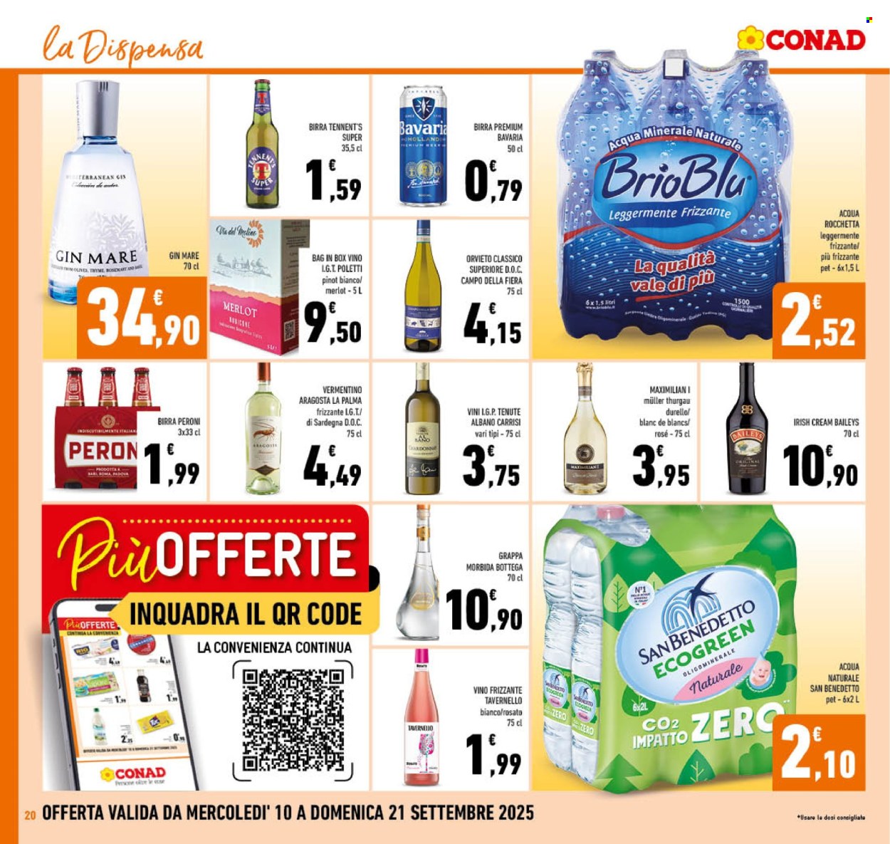 Volantino Conad - 10/9/2025 - 21/9/2025. Pagina 20