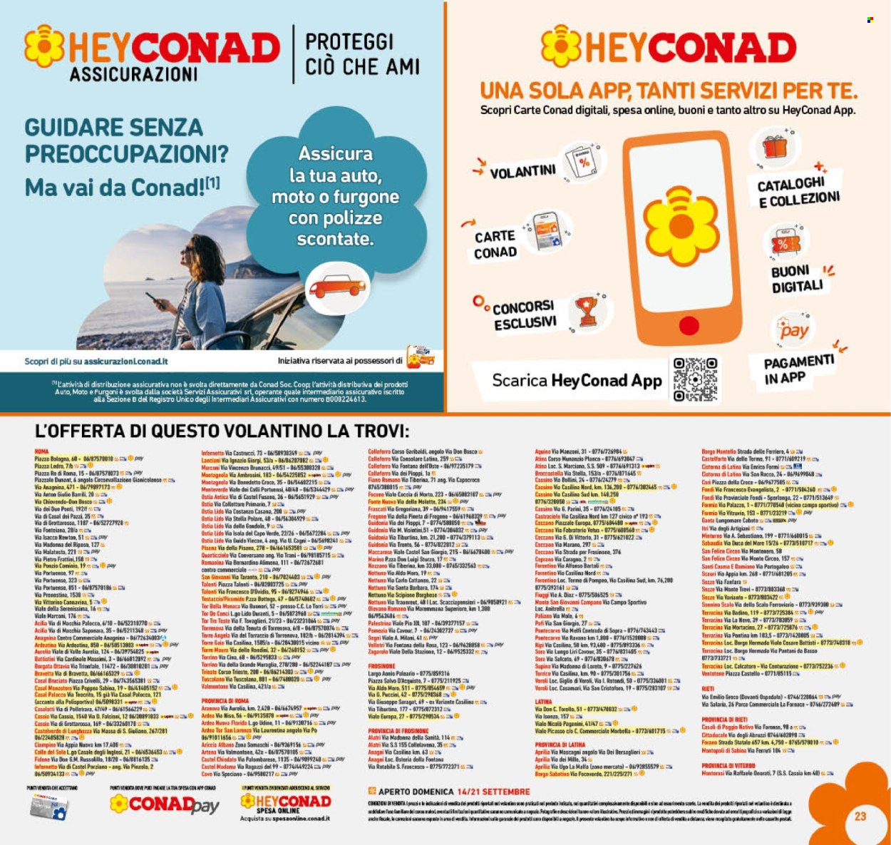 Volantino Conad - 10/9/2025 - 21/9/2025. Pagina 23