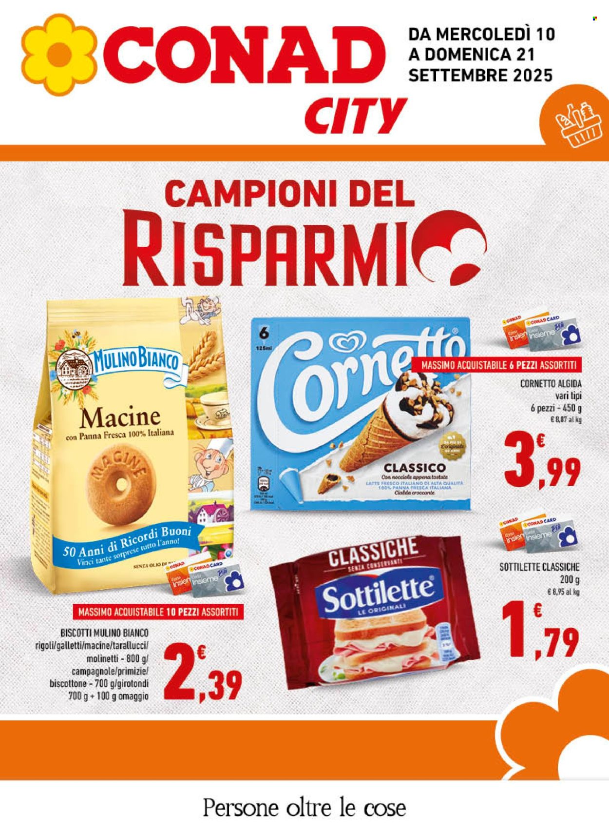 Volantino Conad - 10/9/2025 - 21/9/2025. Pagina 1