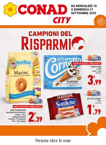 Volantino Conad - 10/9/2025 - 21/9/2025.