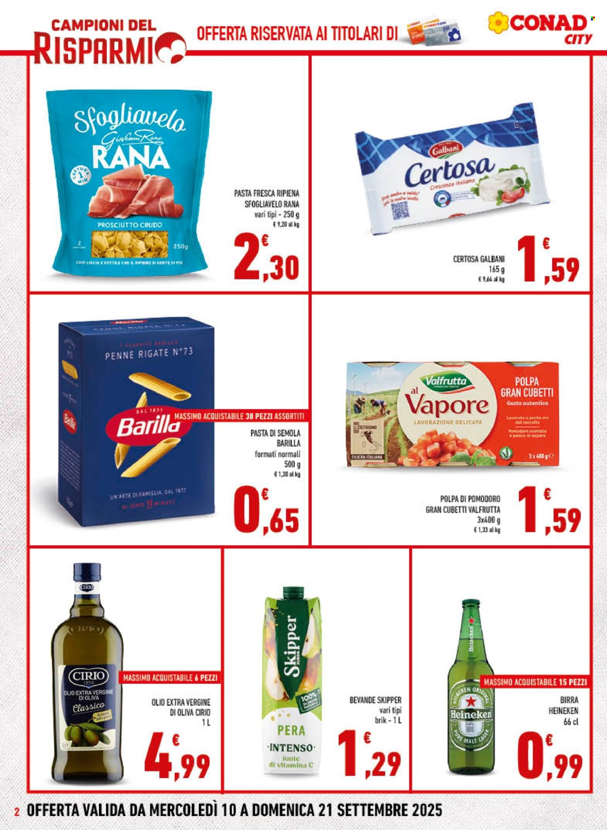 Volantino Conad - 10/9/2025 - 21/9/2025. Pagina 2