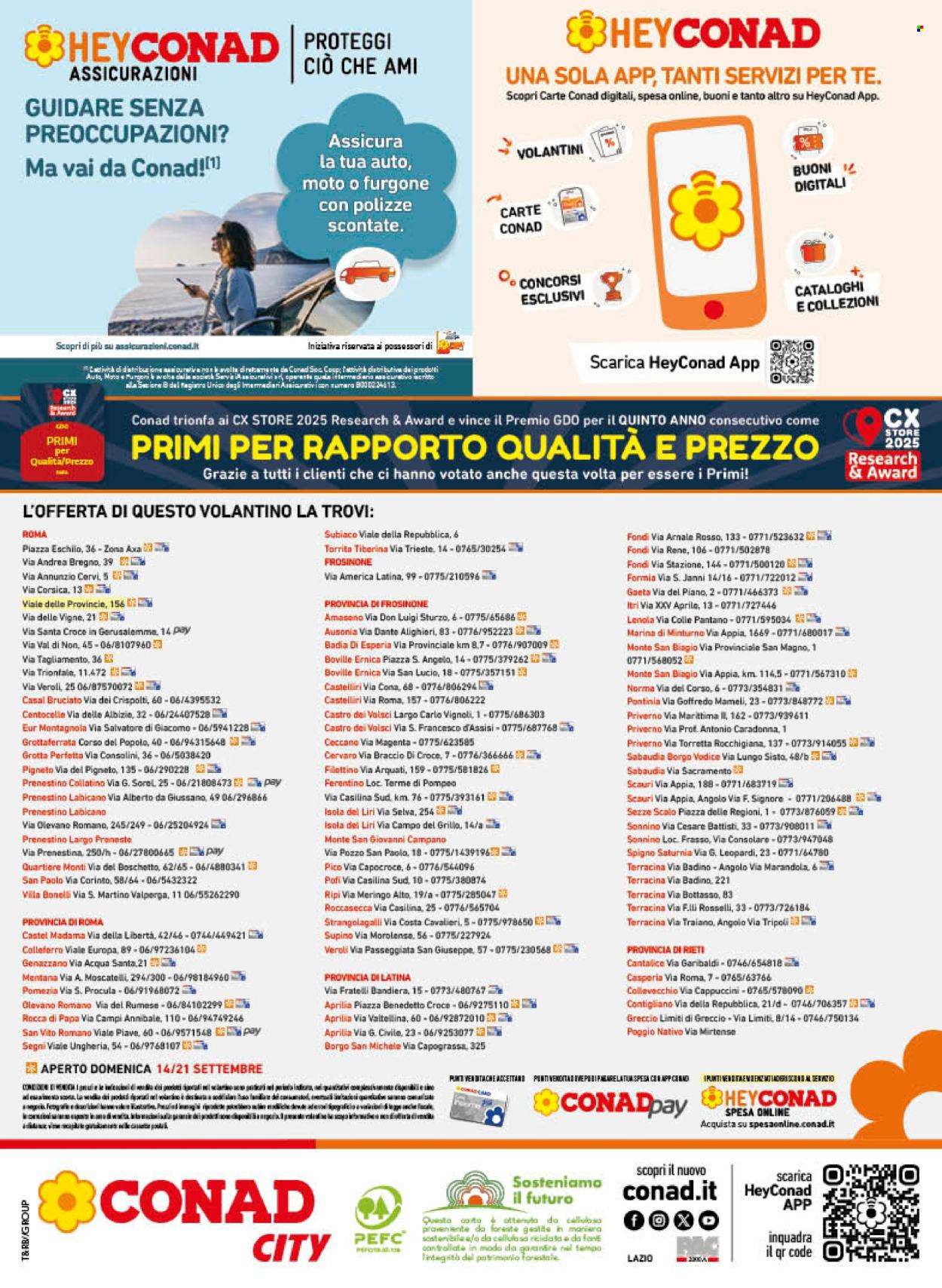 Volantino Conad - 10/9/2025 - 21/9/2025. Pagina 16