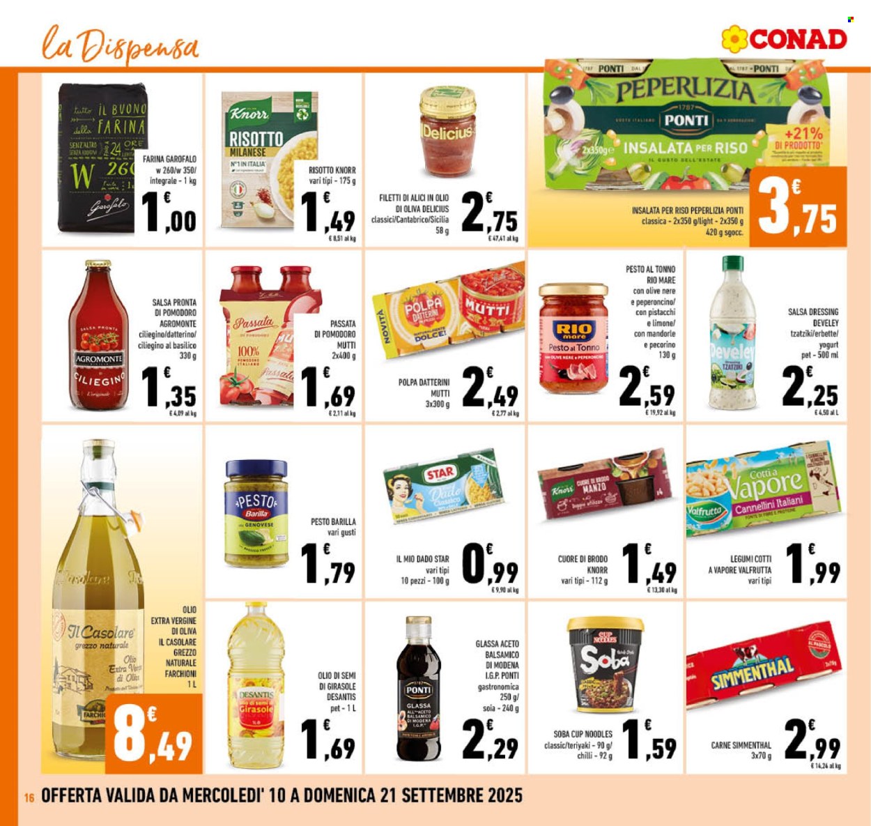 Volantino Conad - 10/9/2025 - 21/9/2025. Pagina 16