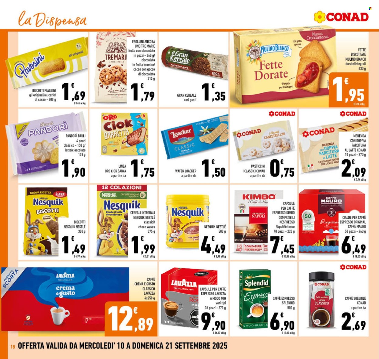 Volantino Conad - 10/9/2025 - 21/9/2025. Pagina 18
