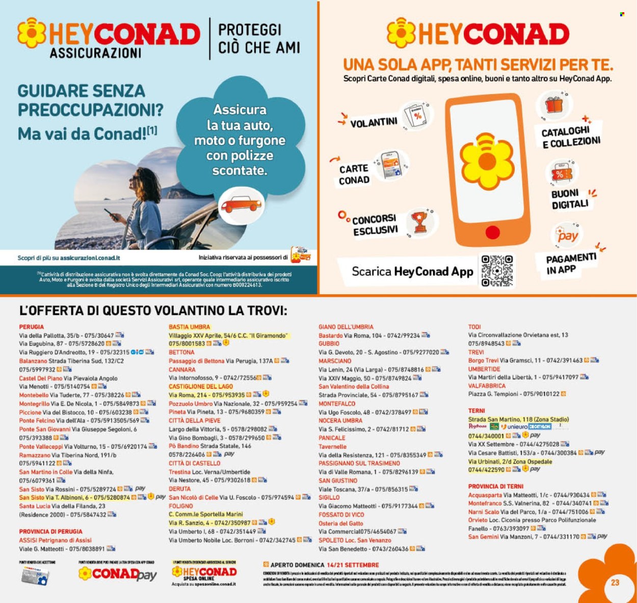 Volantino Conad - 10/9/2025 - 21/9/2025. Pagina 23