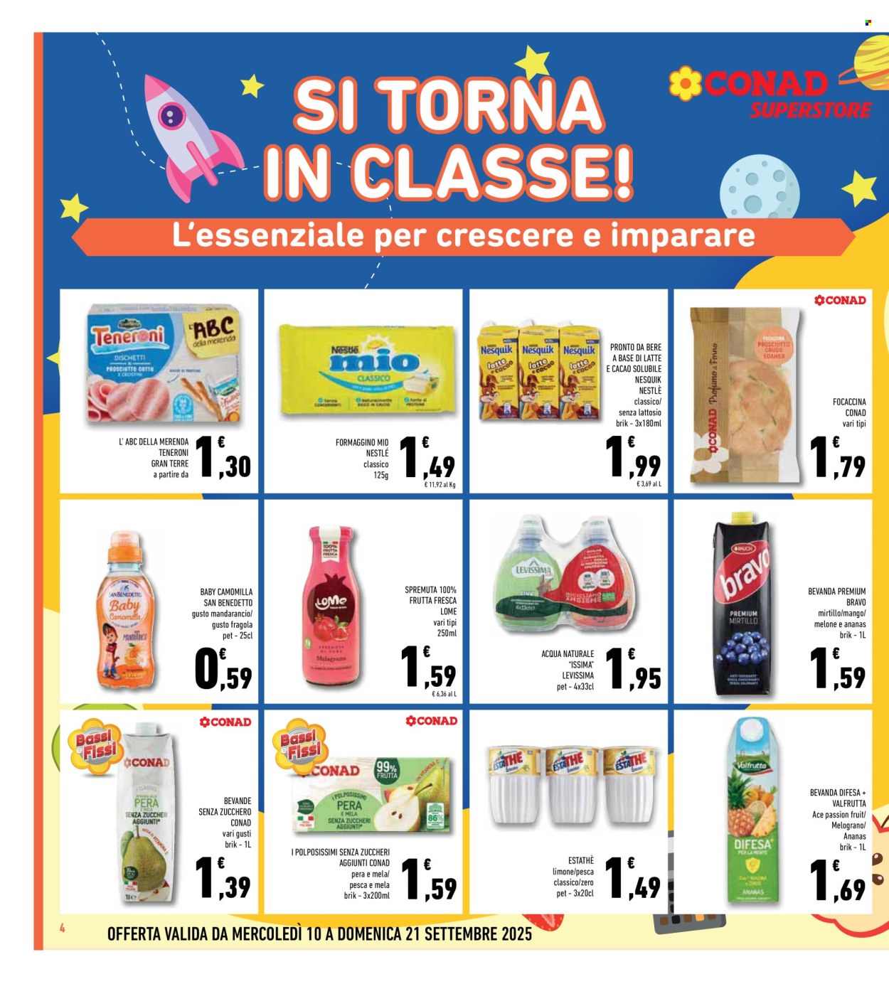 Volantino Conad Superstore - 10/9/2025 - 21/9/2025. Pagina 4
