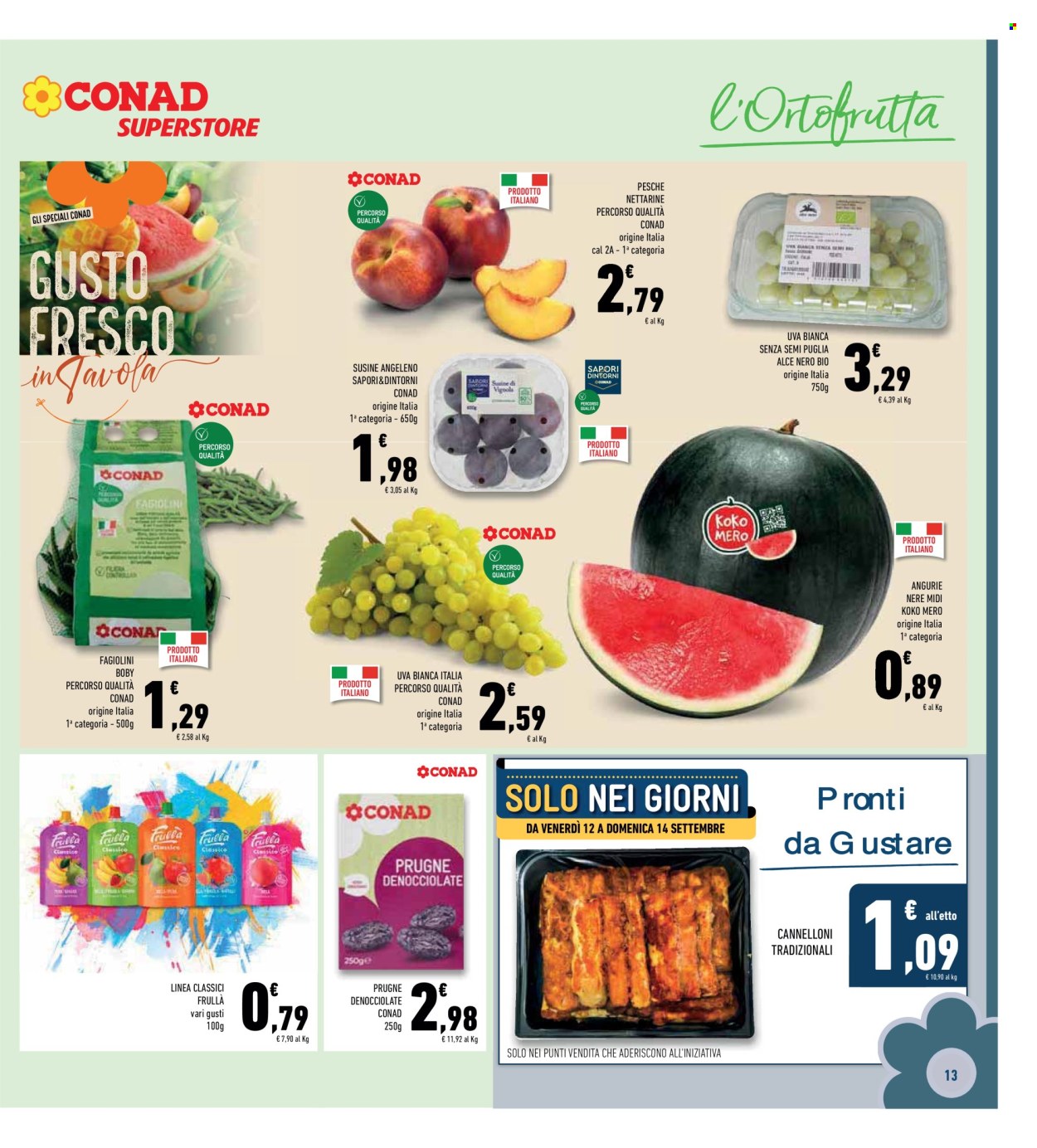 Volantino Conad Superstore - 10/9/2025 - 21/9/2025. Pagina 13