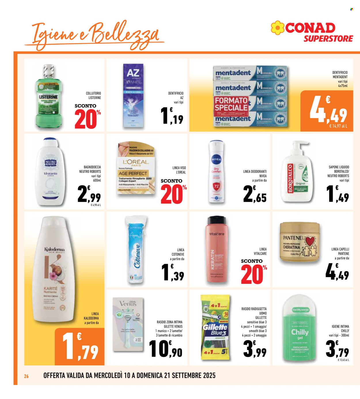 Volantino Conad Superstore - 10/9/2025 - 21/9/2025. Pagina 26