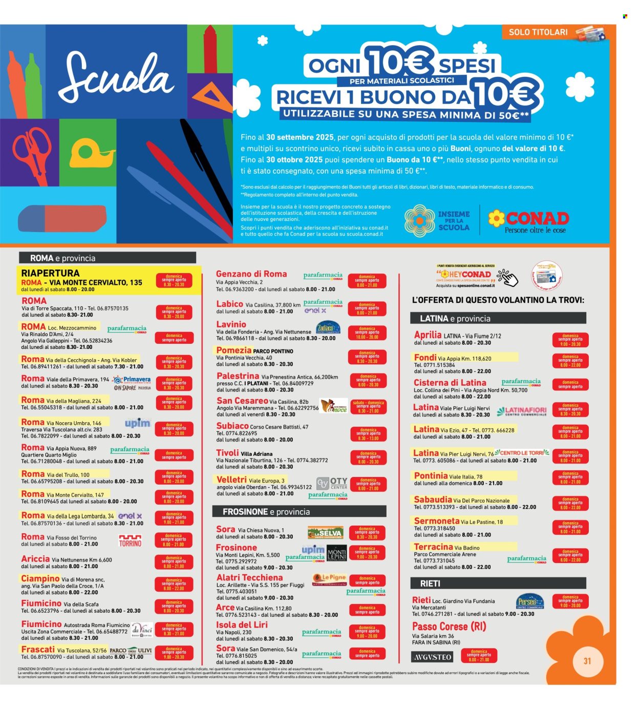 Volantino Conad Superstore - 10/9/2025 - 21/9/2025. Pagina 31