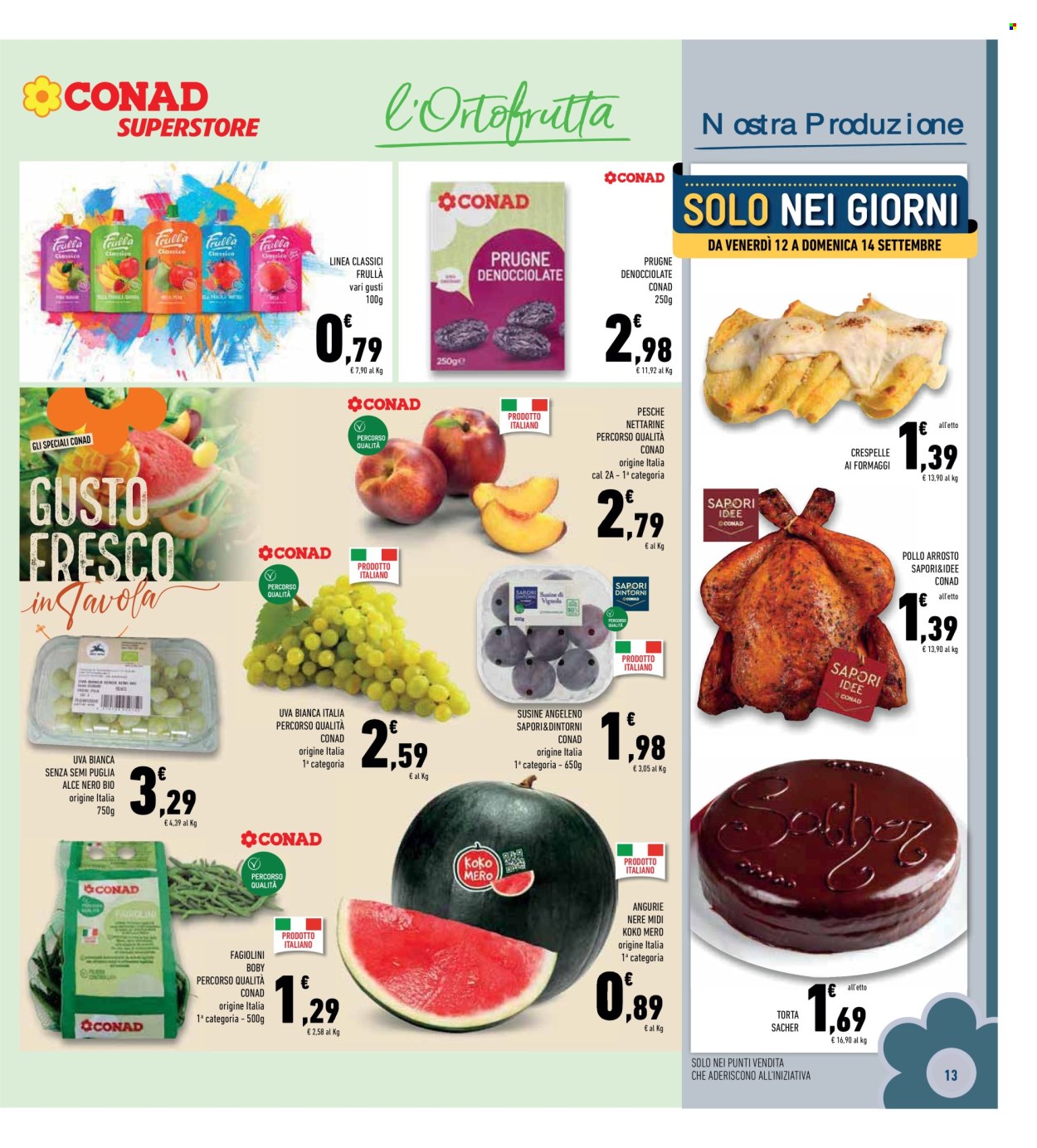 Volantino Conad Superstore - 10/9/2025 - 21/9/2025. Pagina 13