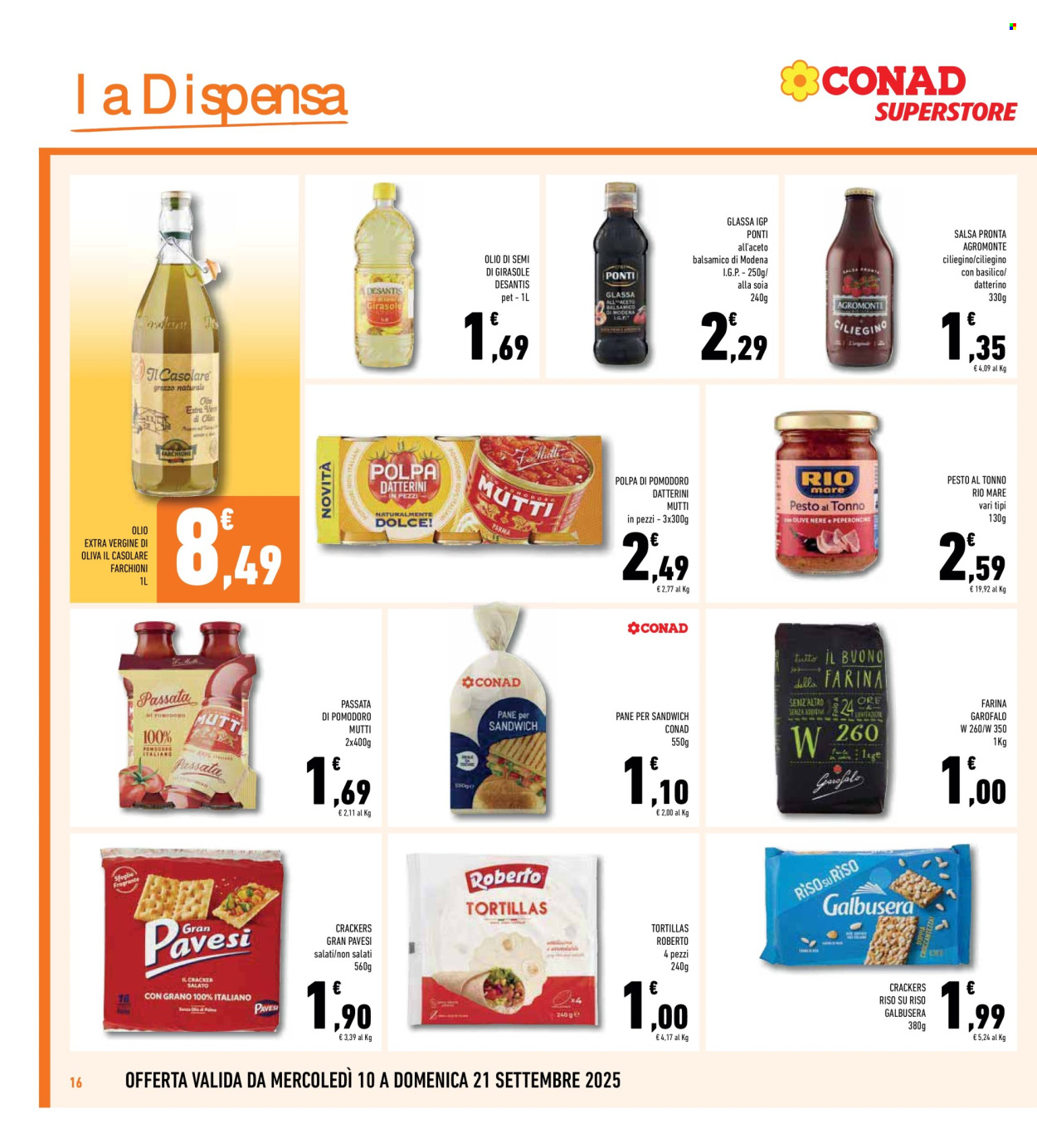 Volantino Conad Superstore - 10/9/2025 - 21/9/2025. Pagina 16