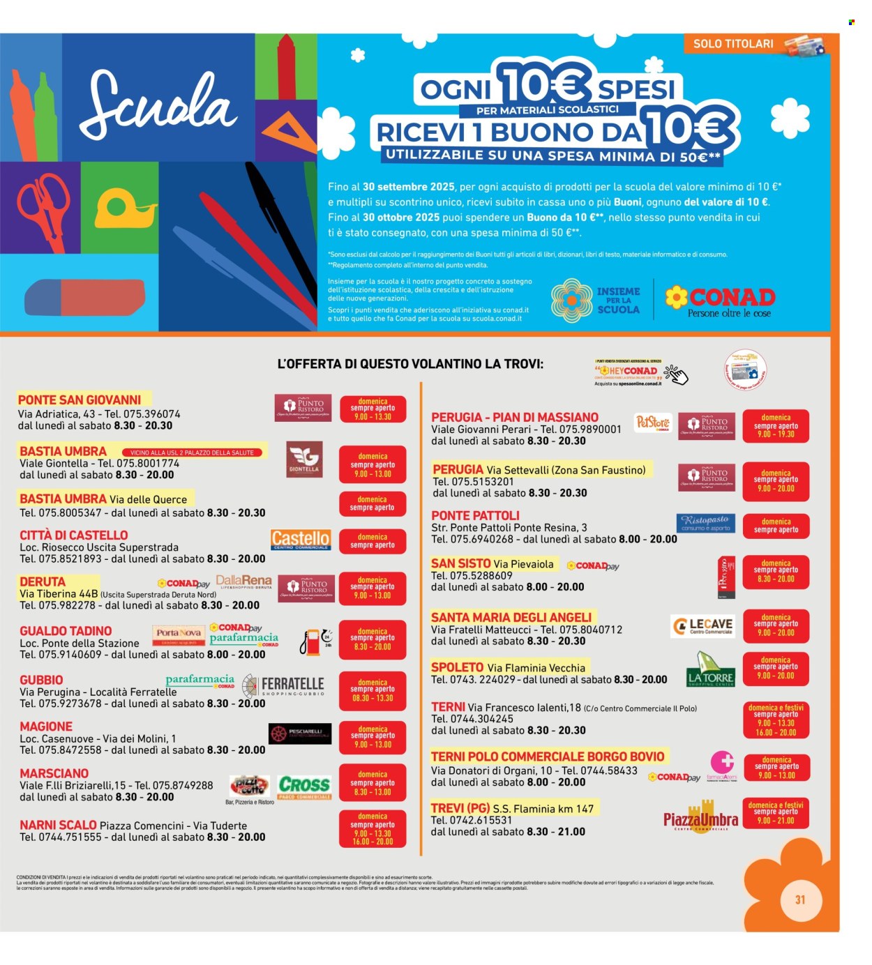 Volantino Conad Superstore - 10/9/2025 - 21/9/2025. Pagina 31