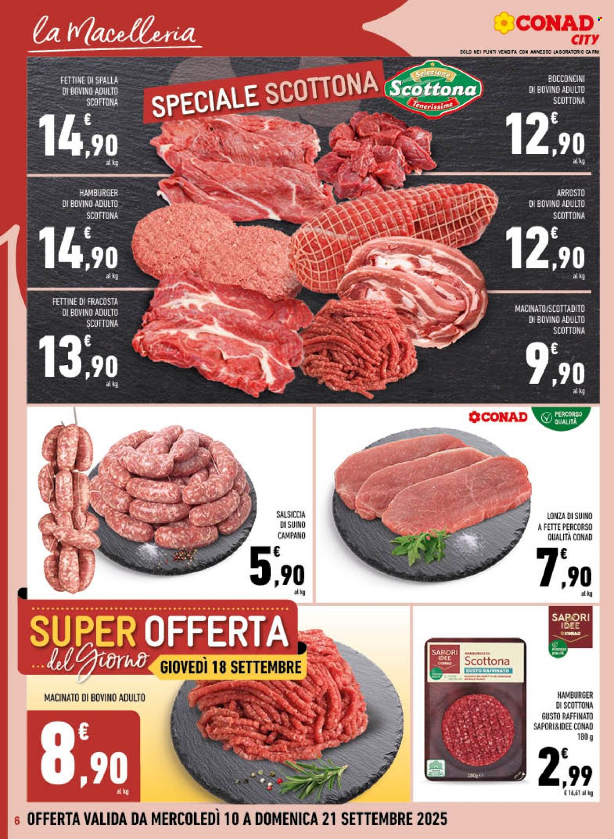 Volantino Conad - 10/9/2025 - 21/9/2025. Pagina 6