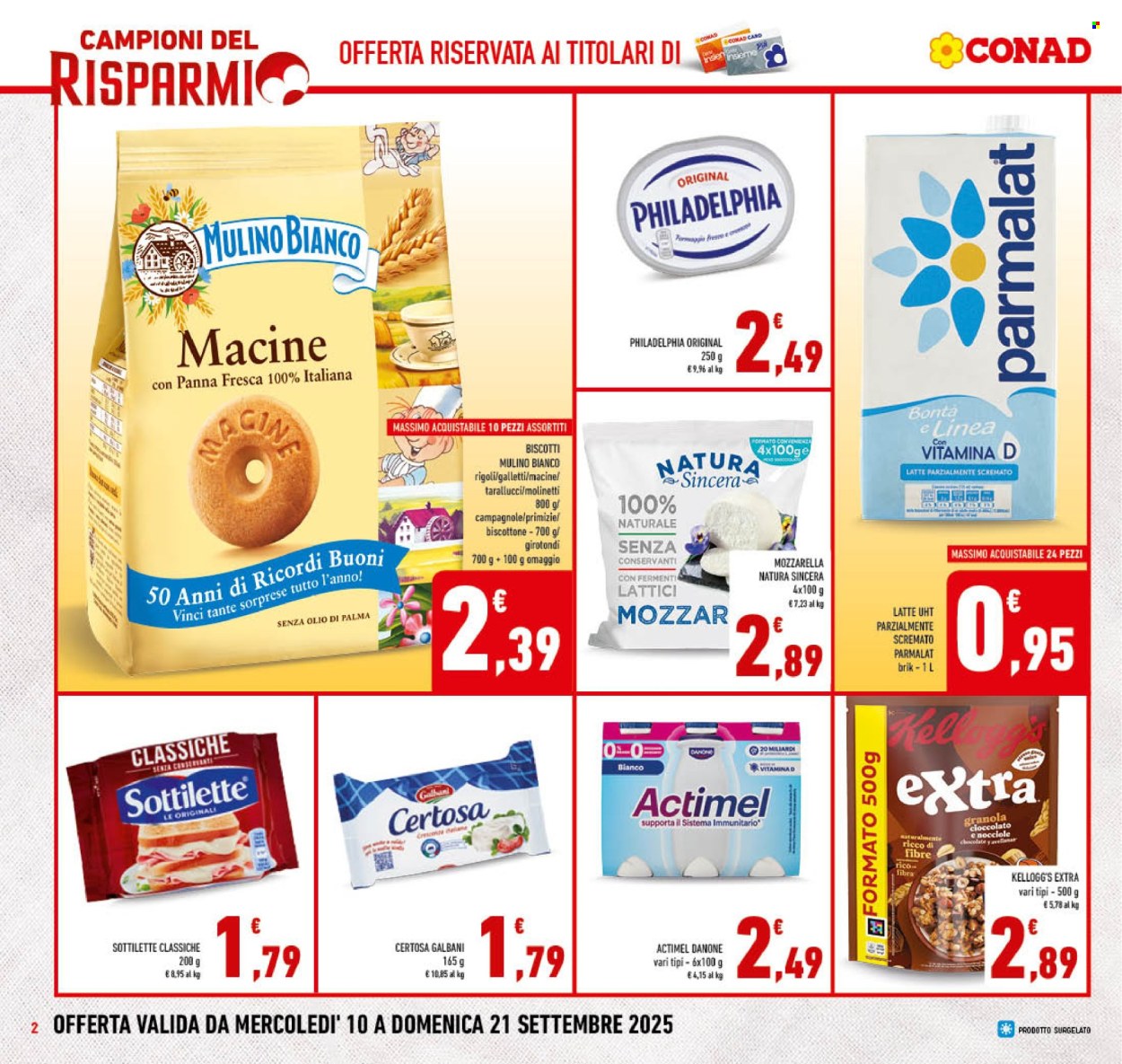 Volantino Conad - 10/9/2025 - 21/9/2025. Pagina 2