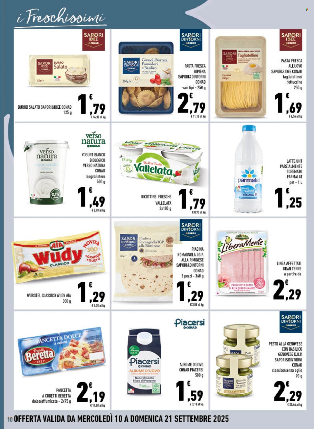 Volantino Conad - 10/9/2025 - 21/9/2025. Pagina 10