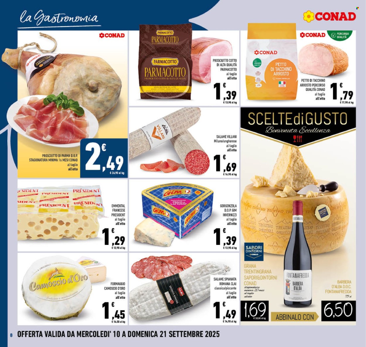 Volantino Conad - 10/9/2025 - 21/9/2025. Pagina 8