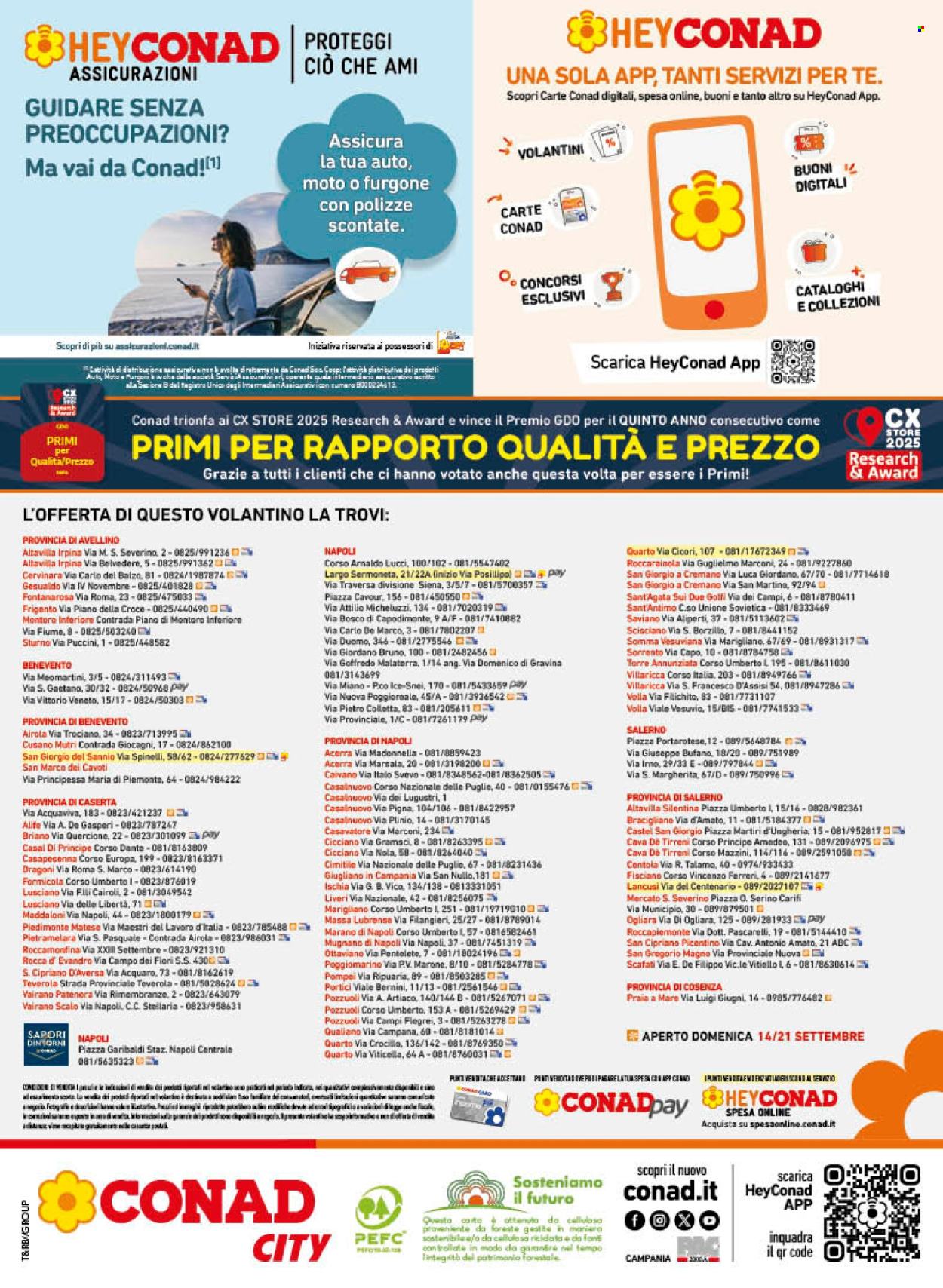 Volantino Conad - 10/9/2025 - 21/9/2025. Pagina 16