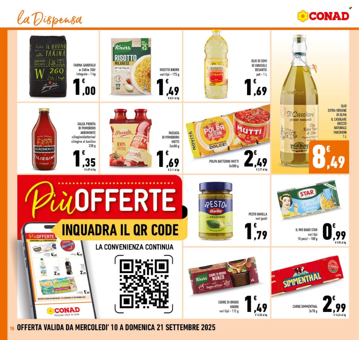 Volantino Conad - 10/9/2025 - 21/9/2025. Pagina 16
