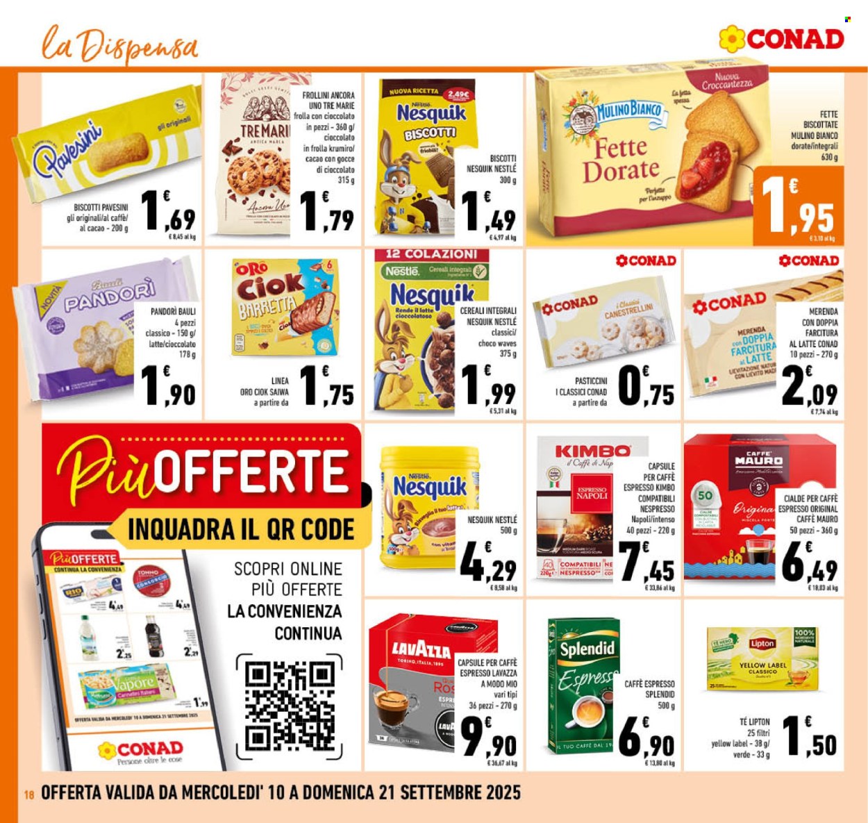 Volantino Conad - 10/9/2025 - 21/9/2025. Pagina 18