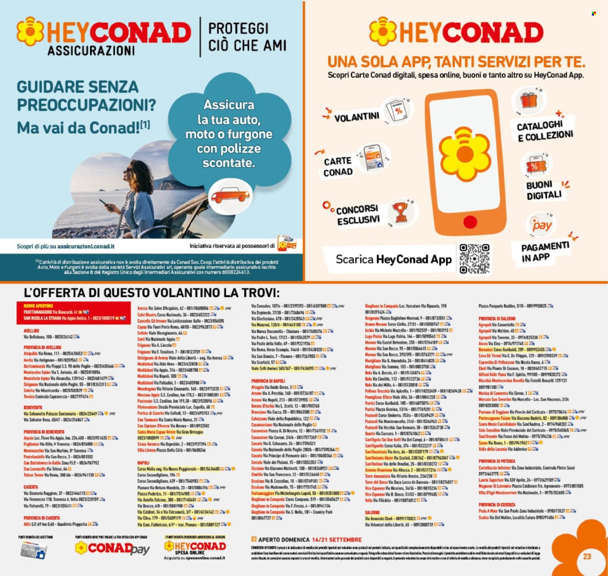 Volantino Conad - 10/9/2025 - 21/9/2025. Pagina 23