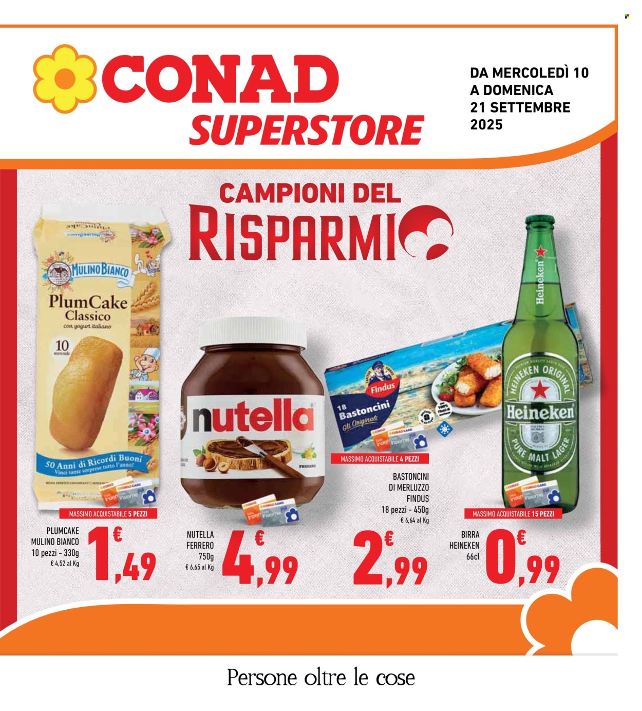 Volantino Conad Superstore - 10/9/2025 - 21/9/2025. Pagina 1