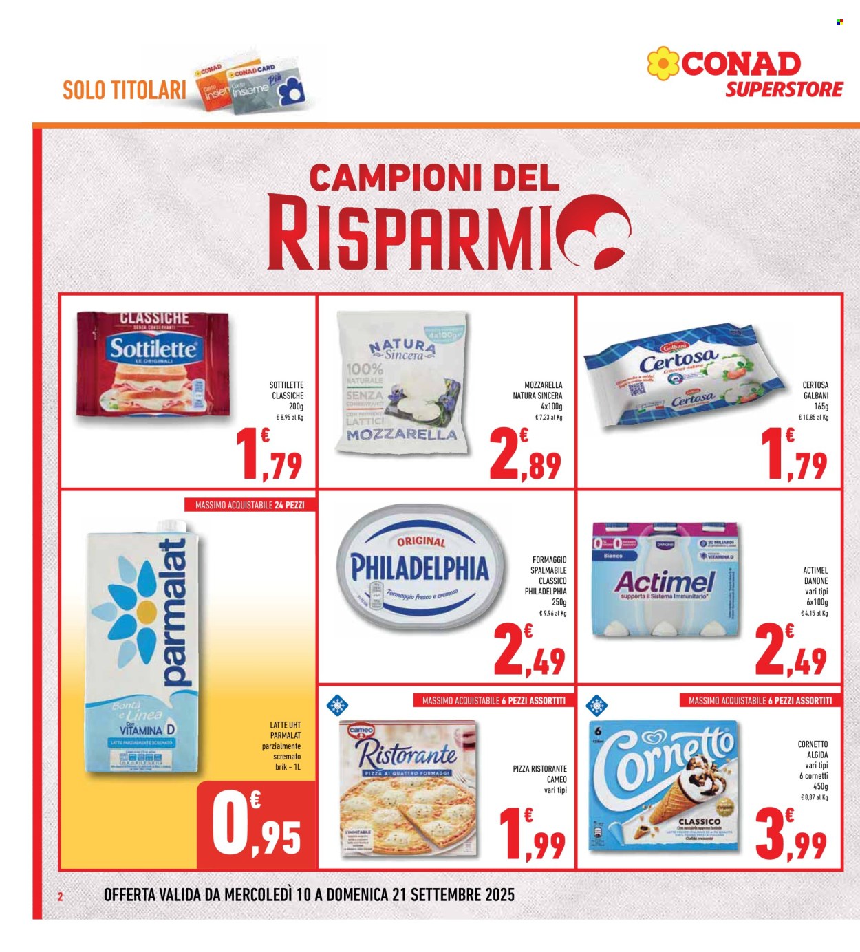 Volantino Conad Superstore - 10/9/2025 - 21/9/2025. Pagina 2