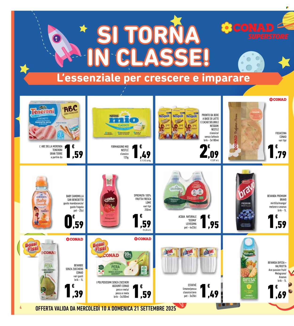 Volantino Conad Superstore - 10/9/2025 - 21/9/2025. Pagina 4