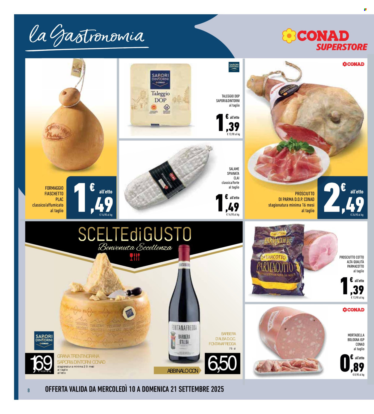 Volantino Conad Superstore - 10/9/2025 - 21/9/2025. Pagina 8