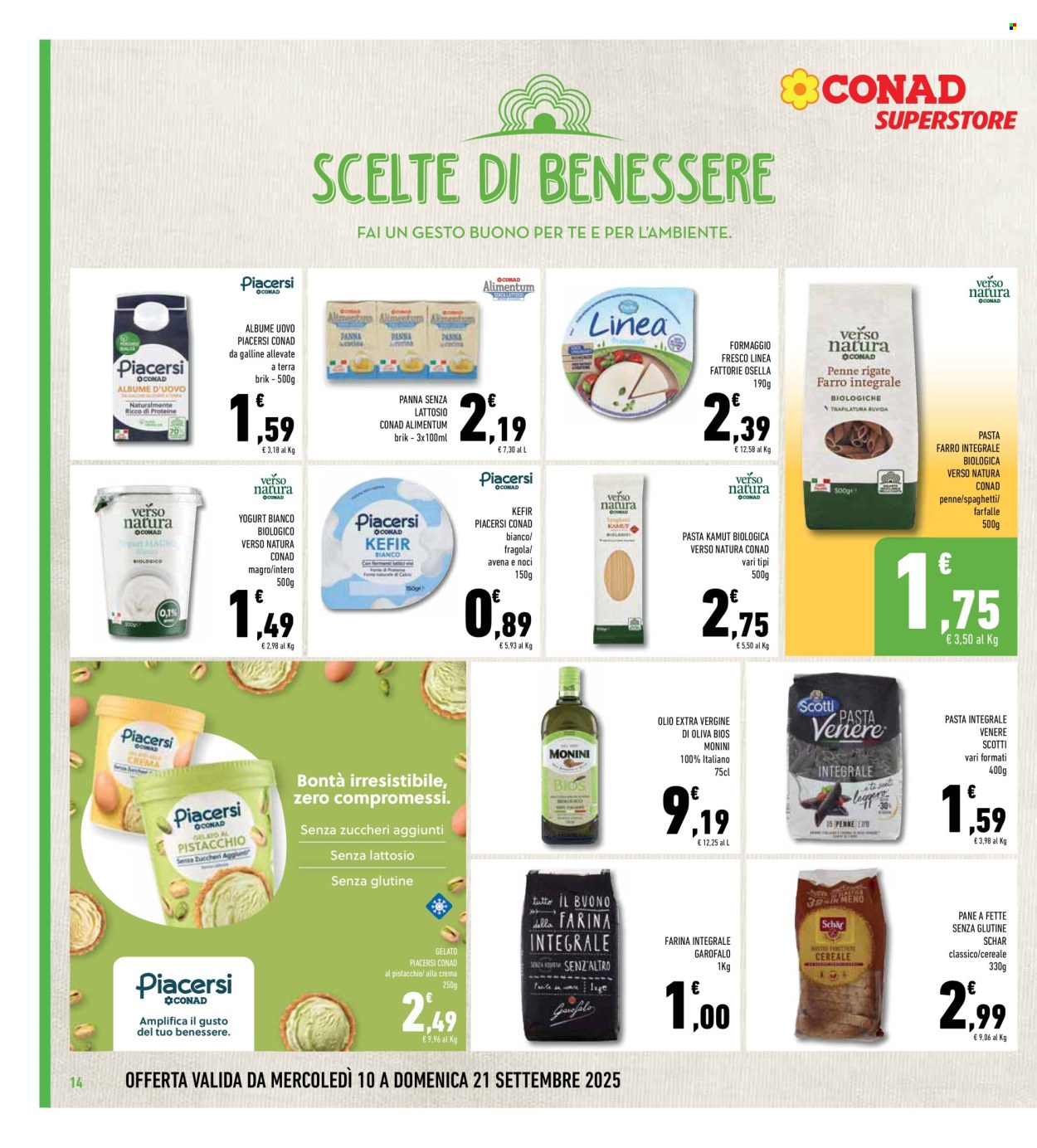 Volantino Conad Superstore - 10/9/2025 - 21/9/2025. Pagina 14