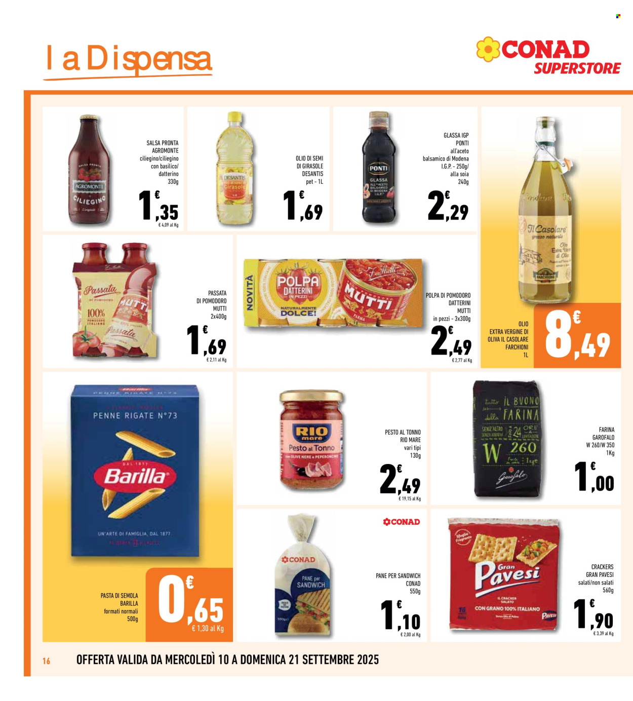 Volantino Conad Superstore - 10/9/2025 - 21/9/2025. Pagina 16