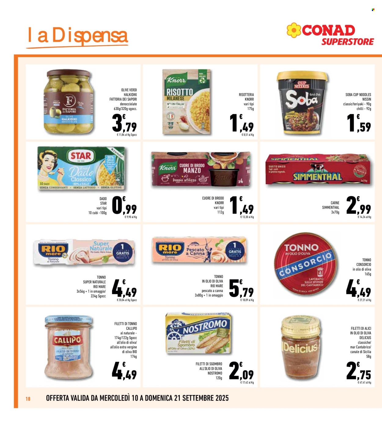 Volantino Conad Superstore - 10/9/2025 - 21/9/2025. Pagina 18