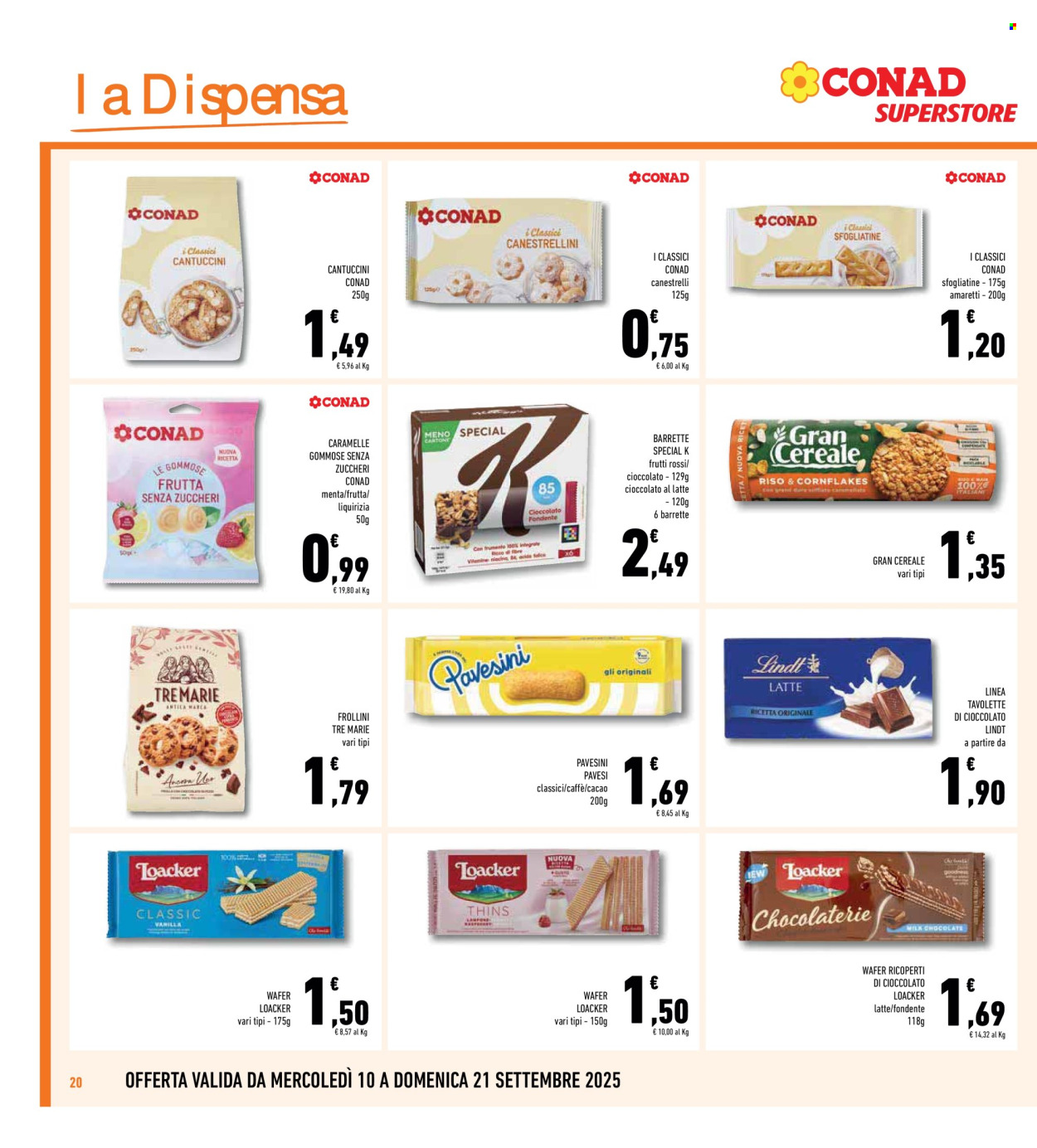 Volantino Conad Superstore - 10/9/2025 - 21/9/2025. Pagina 20