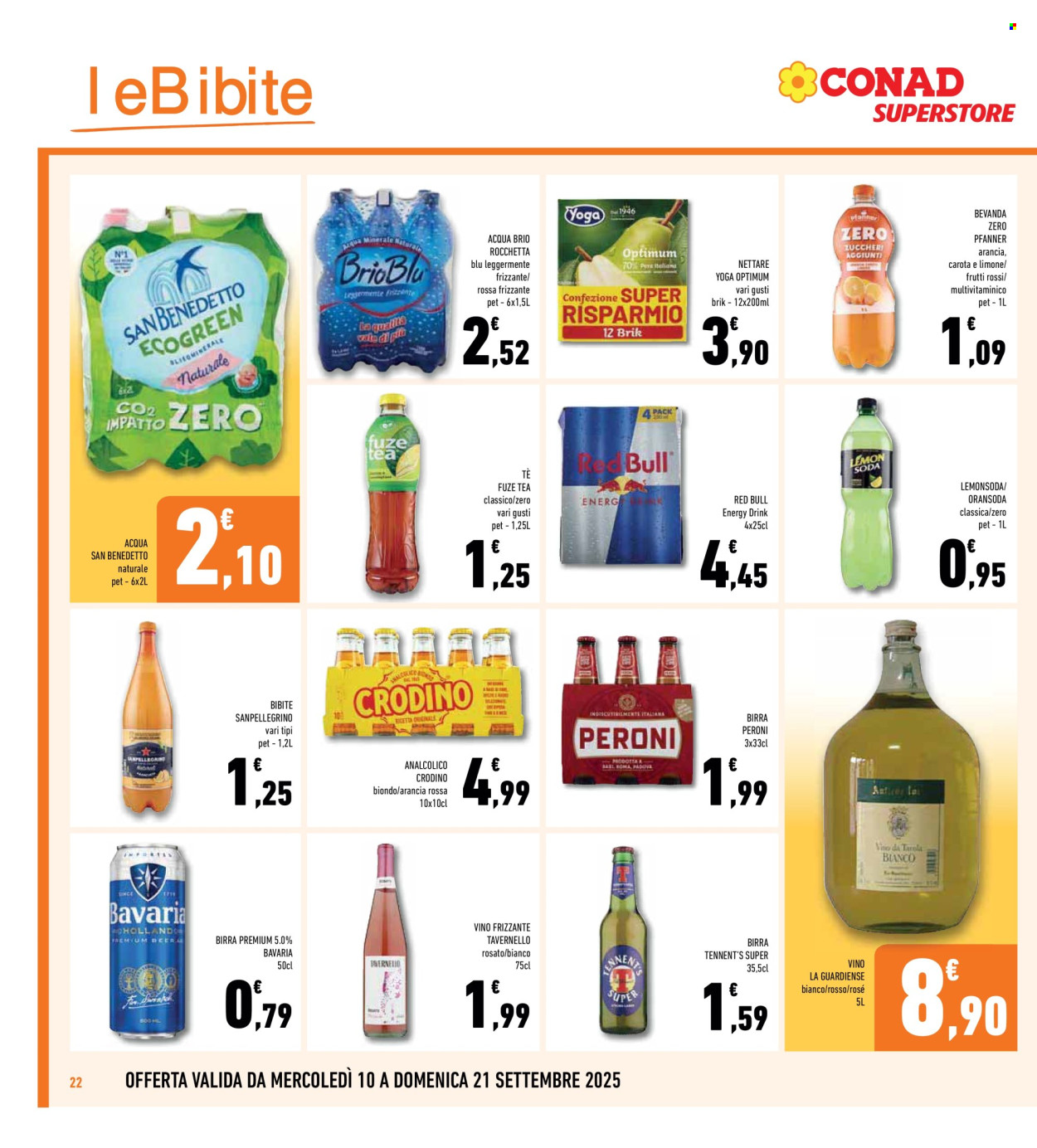 Volantino Conad Superstore - 10/9/2025 - 21/9/2025. Pagina 22